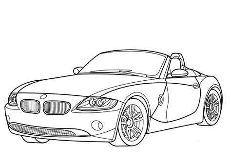 Carro Bmw Para Colorear Imagui