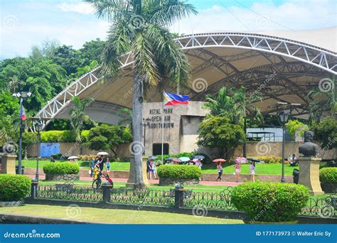 Open Air Auditorium And Water Fountain At Rizal Park In Manila, Philippines Editorial Image ...