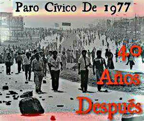 CONMEMORAR EL PARO CÍVICO DE 1977 CON LA LUCHA DIRECTA E INDEPENDIENTE