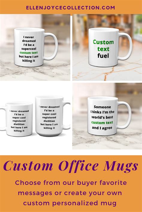 Custom Personalized Mug Office Coworker Boss T Mugs With Etsy