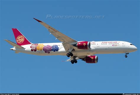 B 20DT Juneyao Airlines Boeing 787 9 Dreamliner Photo By Yannis Stanzl