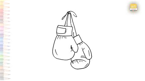 Boxing Gloves Drawing Outline Drawings How To Draw Boxing Gloves Step By Step Artjanag