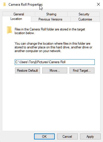 Why does Camera Roll folder constantly appear on my desktop - Microsoft Community