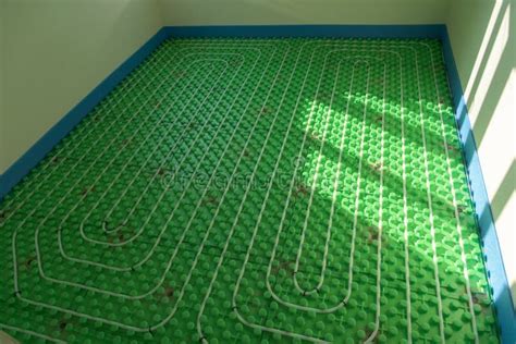 The floor heating system stock photo. Image of floor - 125826912