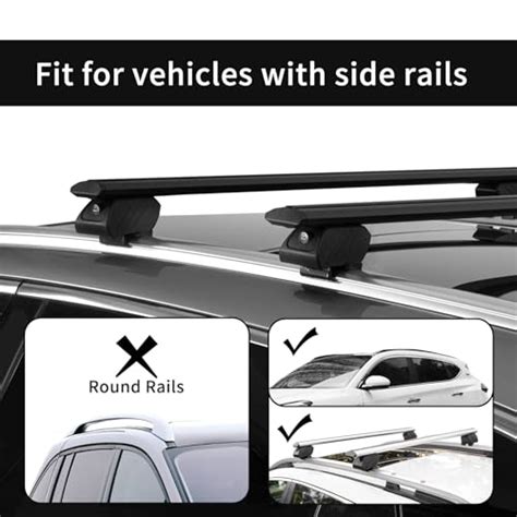 Snapklik Maxsough Universal Roof Rack Cross Bars Lbs Load