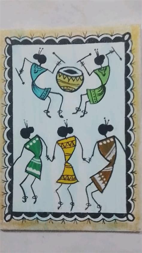 warli painting | Painting, Art, Clay