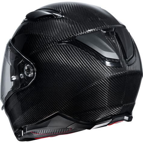 Casque F Carbon Uni Black Hjc Noir Moto Axxe Fr Casque Int Gral