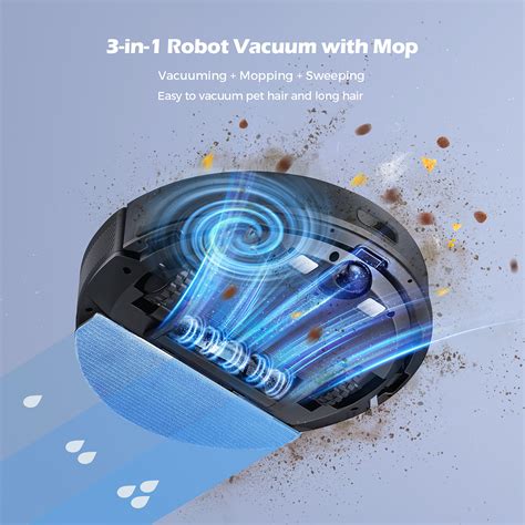 Lubluelu Pa Robotic Vacuum Mop Cleaner Combo In Lidar