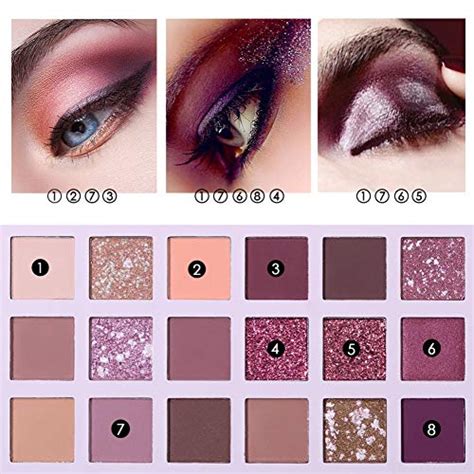 UCANBE 18 Colors New Nude Eyeshadow Palette Matte Shimmer Nude Glitter