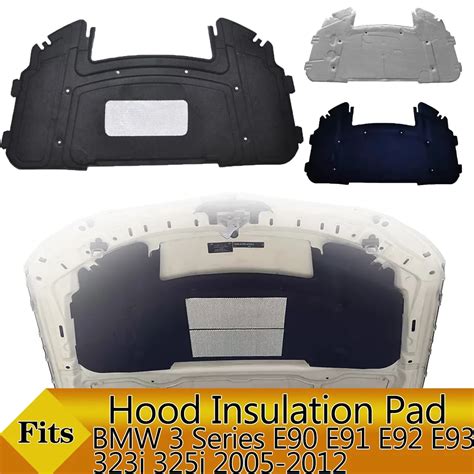 Front Engine Hood Insulation Pad Soundproof Mat Cover Foam Sound Heat