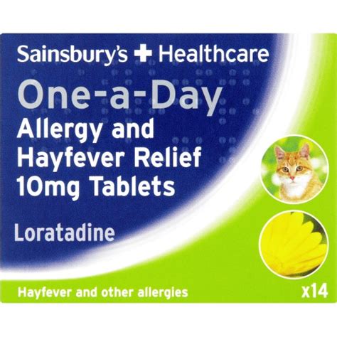 Sainsbury S Hayfever Allergy Loratadine 14 Compare Prices Where