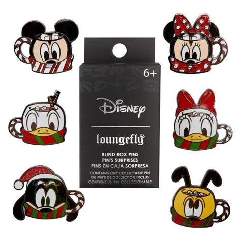 Loungefly Disney Mickey Hot Cocoa Blind Box Pins Derwin Collectables