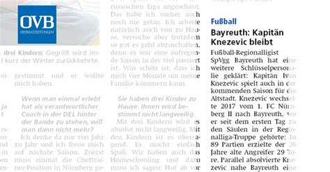 Bayreuth Kapit N Knezevic Bleibt Ovb Heimatzeitungen