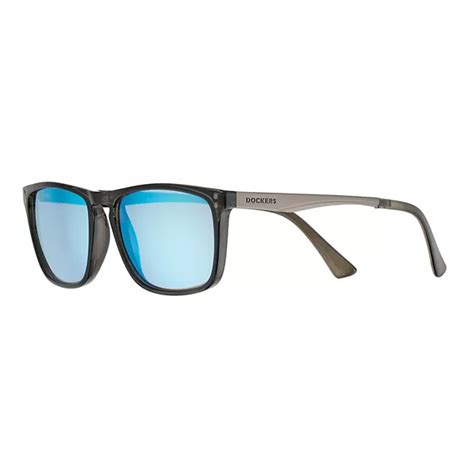 Mens Dockers® Plastic Keyhole Way Shape Sunglasses