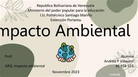 Impacto Ambiental Pptx