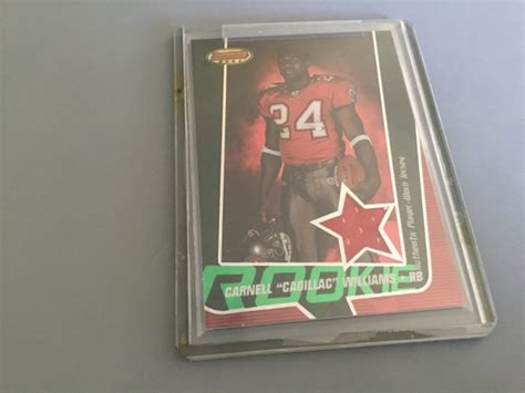 2005 Bowmans Best Rookie Green 599 Cadillac Williams Carnell Cawi