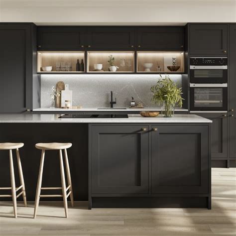 Black Kitchen Cabinets Ideas OPPEIN