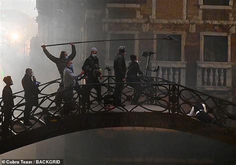 Tom Cruise films scene alongside Hayley Atwell on a canal bridge in ...