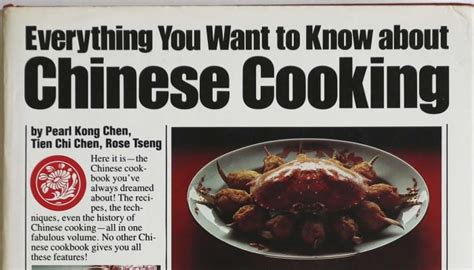 Cookbook Everything You Want To Know About Chinese Cooking Post