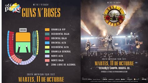 Guns N Roses Todo Lo Que Debe Saber Para Este 11 Y 12 De Octubre A