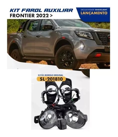 Kit Farol Neblina Frontier Botao Modelo Original Mebuscar