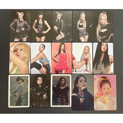 Photocard PC JISOO JENNIE ROSE LISA BLACKPINK POB APPLEMUSIC ALBUM