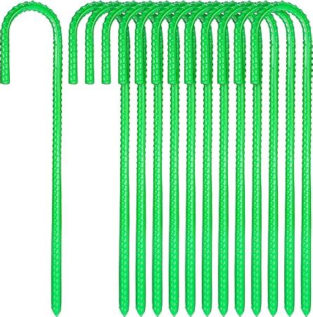 Amazon Gisafai 20 Pcs J Hook Rebar Stakes 12 Inch Galvanized