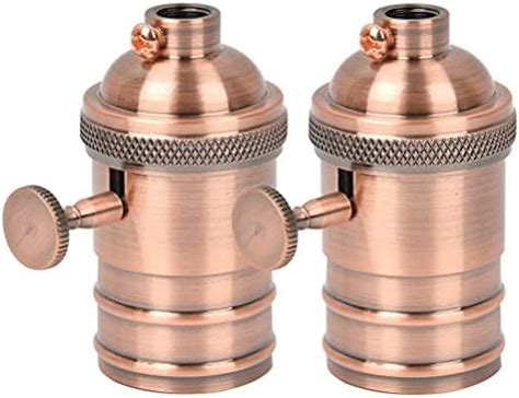 4 Stück Glühbirnen E27 Glühbirne Adapter 72x34mm Brass Deckenfassung