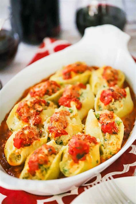 Italian Stuffed Shells With Video How To Feed A Loon