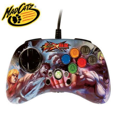 XBox 360 Controller - Mad Catz Street Fighter X Tekken FightPad S.D ...