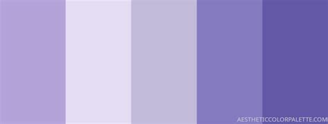 light purple color palette - Aesthetic Color Palette