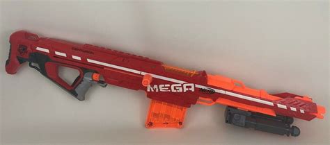 Nerf MEGA Centurion Sniper Rifle Blaster Gun W/ Magazine Darts NOT ...