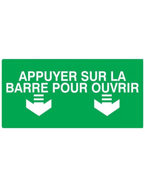 Appuyer Sur La Barre Pour Ouvrir 330X200Mm Echamat Kernst