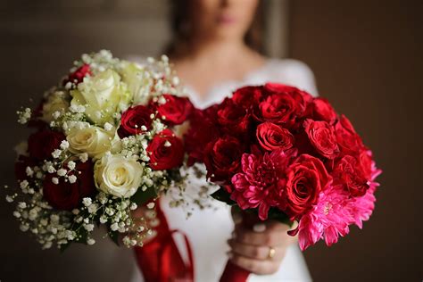 Imagem Gratuita Casamento Buqu De Casamento Rosas Vermelho Buqu