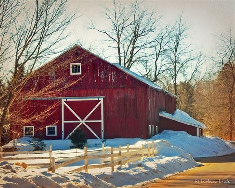 New England Barn Country Barns Old Barns Barn