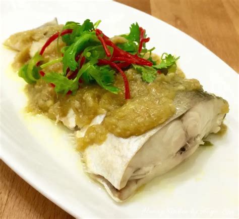 Ginger Sauce Steamed Fish Huang Kitchen By Angie Liew