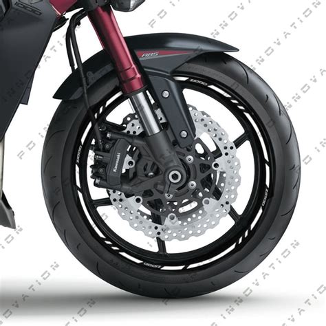 Kawasaki Z1000 Wheel Rim Stripes With Logos Moto Discovery