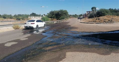 Navojoa Denuncian Fuga De Aguas Negras En La Tierra Blanca