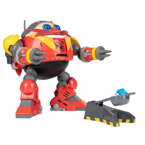 Sonic The Hedgehog Giant Eggman Robot Battle Set With Catapult 30th