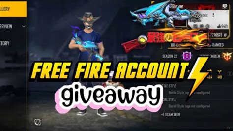 OP FREE FIRE Account Giveaway Trusted Giveaway YouTube