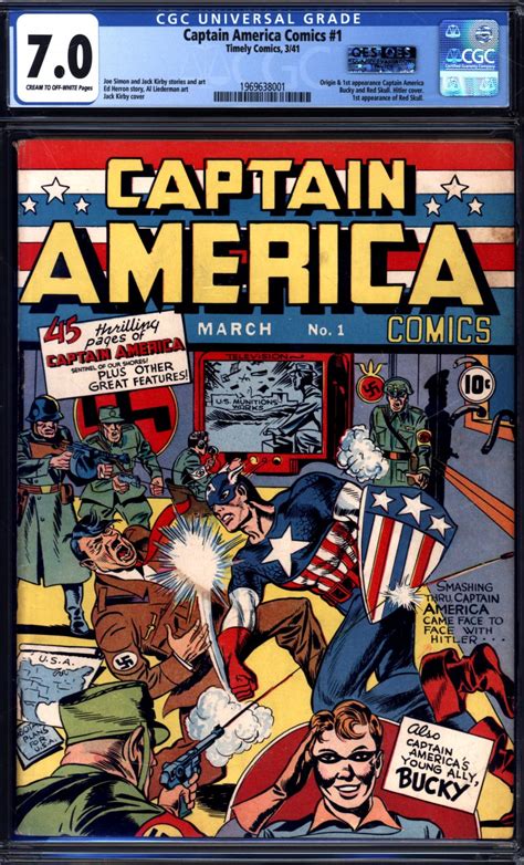 ComicConnect CAPTAIN AMERICA COMICS 1 CGC F VF 7 0