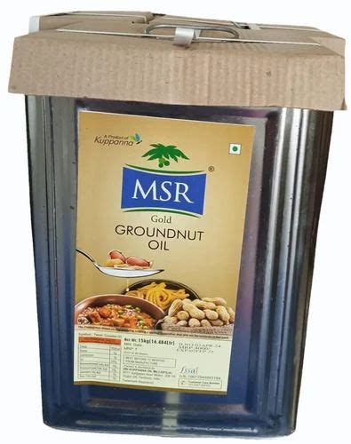 MSR 15KG Groundnut Oil TIN At Best Price In Tiruppur By Sri Kuppanna