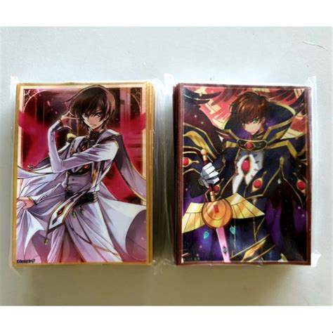 เซต 2 สลีฟ โค้ดกีอัส แรร์ไอเทม หายากสุดๆ ครับ Code Geass Set Sleeve Lelouch And Suzaku สลีฟลูลูช