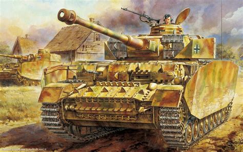 Military, Artwork, World War II, Painting, Tank, House, War wallpaper ...