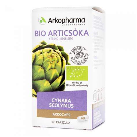 Arkocaps bio articsóka kapszula 40 db - Online vásárlás
