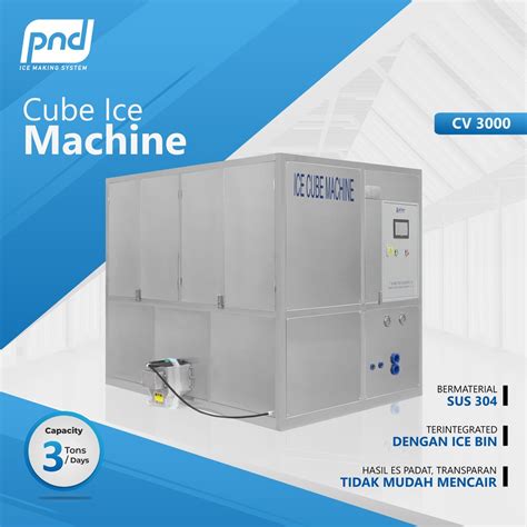 Jual Mesin Pembuat Es Batu Cube Cube Ice Machine Kapasitas Ton