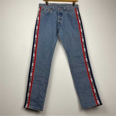 Levis Levis Side Stripe 501 Jeans Gem