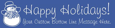 Holiday Banners Blue Water Signs And Graphics