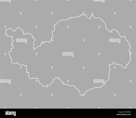 Map of Lower Bavaria Stock Photo - Alamy