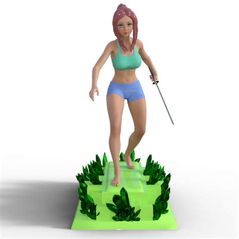 Stl File Mari Sexy Supper Girl3 🫦・3d Print Design To Download・cults